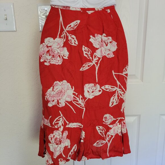Loft Knee-length Skirt, Size 4 - Picture 3 of 4